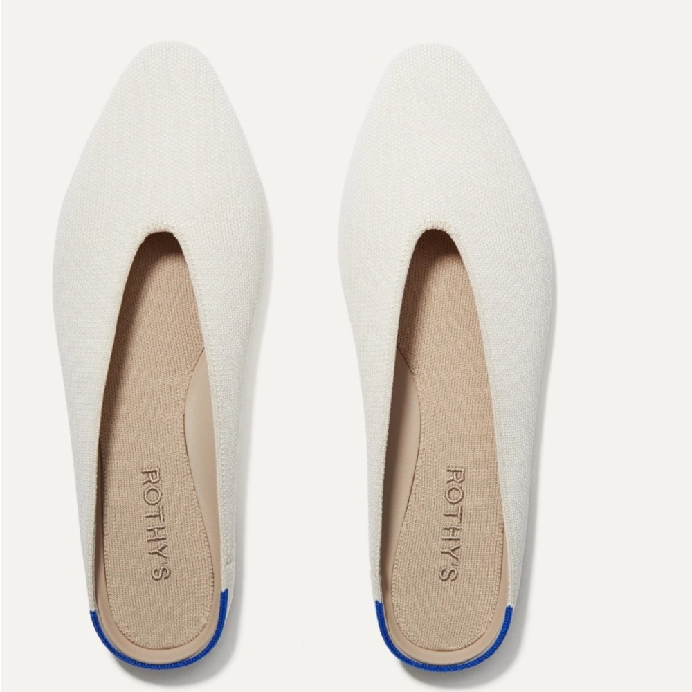 The Almond Demi Flat Mule